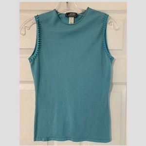 Gianni Versace 100% Lana sleeveless Top